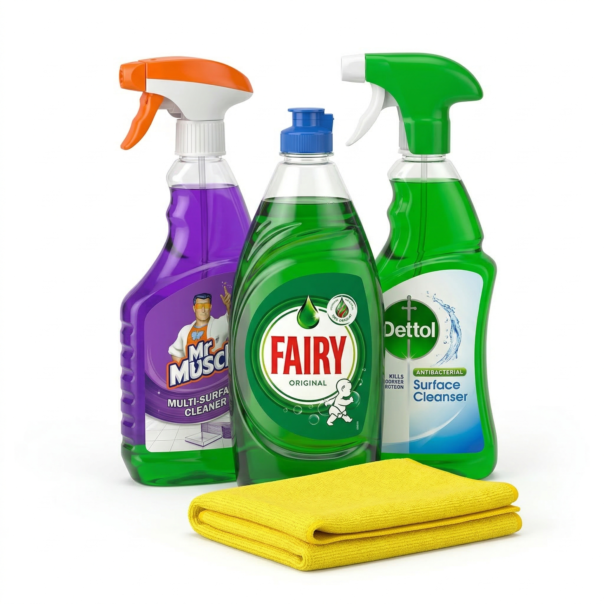 المنظفات وملحقات التنظيف