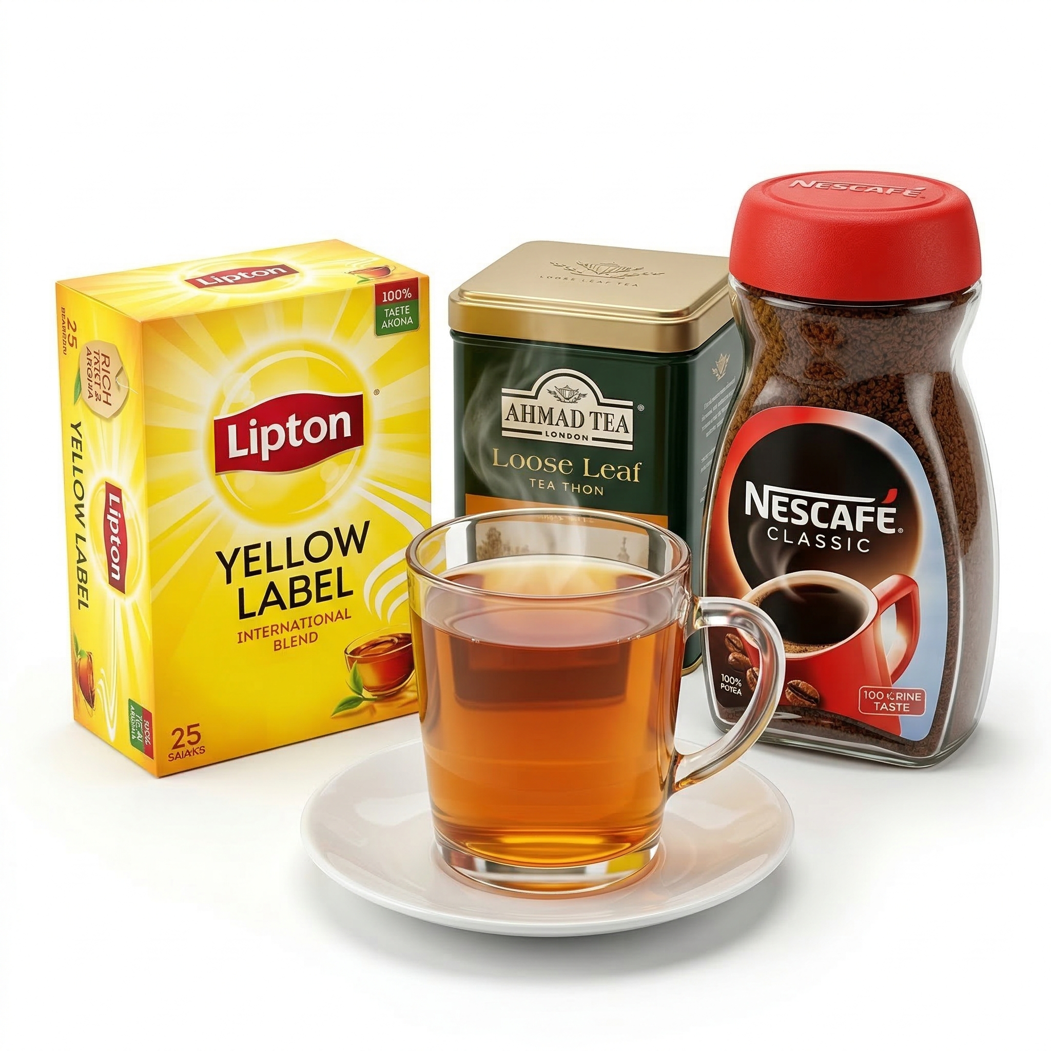 الشاي و القهوة