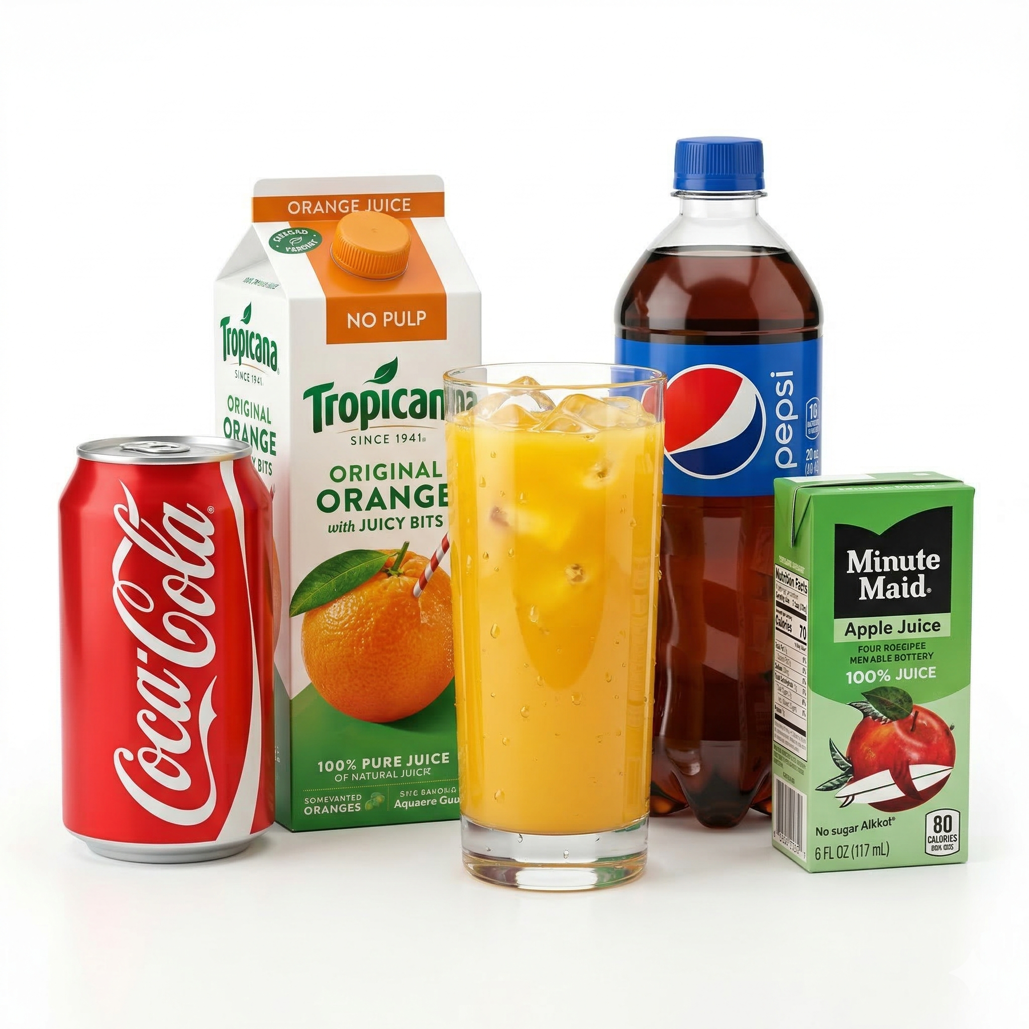 العصائر والمشروبات الغازية