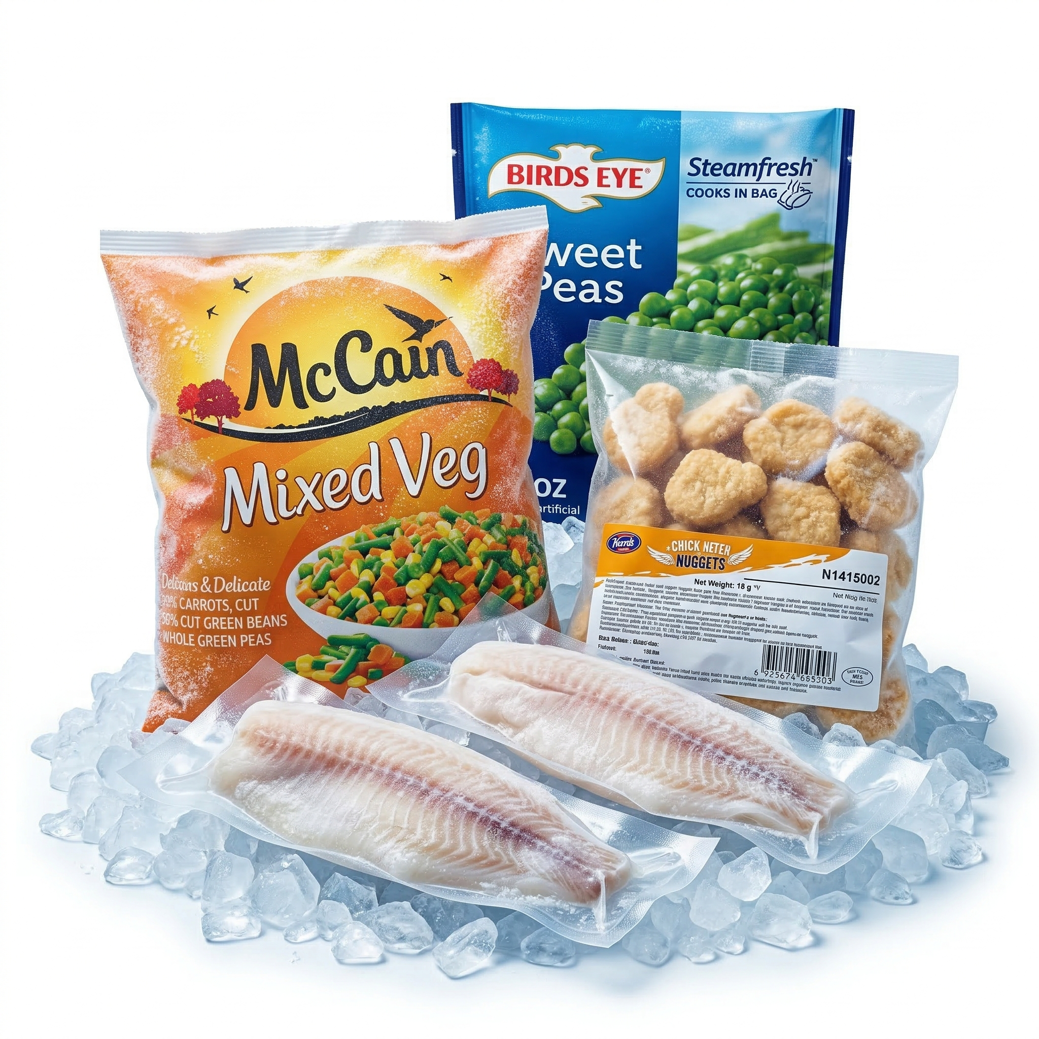 المواد المجمدة