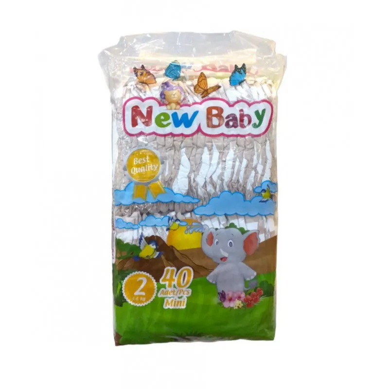 نيو بيبي حفاظات رقم 2 *5