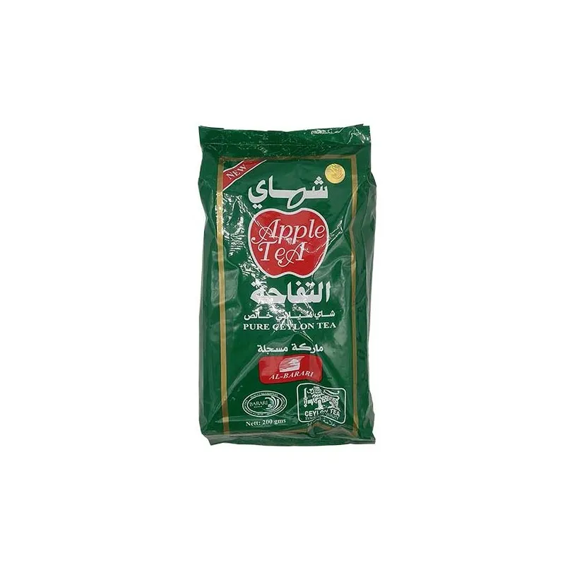 التفاحة شاي سيلاني سادة 200 غم *20