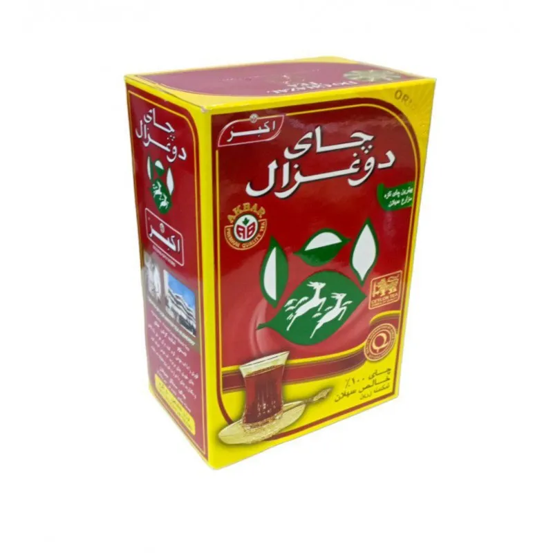 دو غزال شاي باكيت احمر 500 غم *24