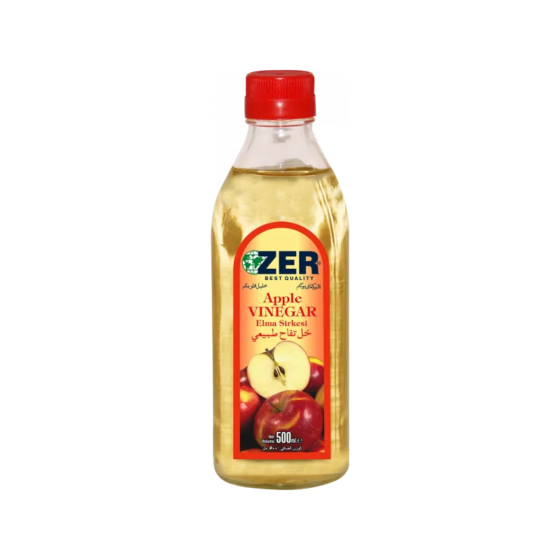 خل تفاح زير 500 مل زجاجي *12
