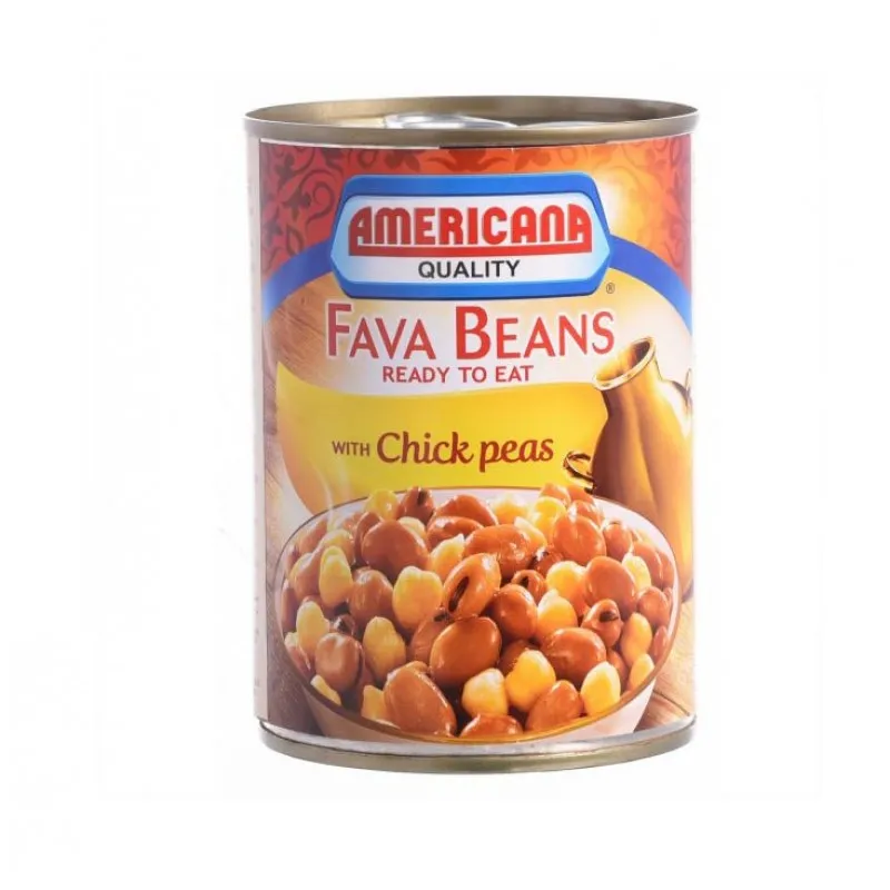 امريكانا فول مدمس مع الحمص 400 غم *12