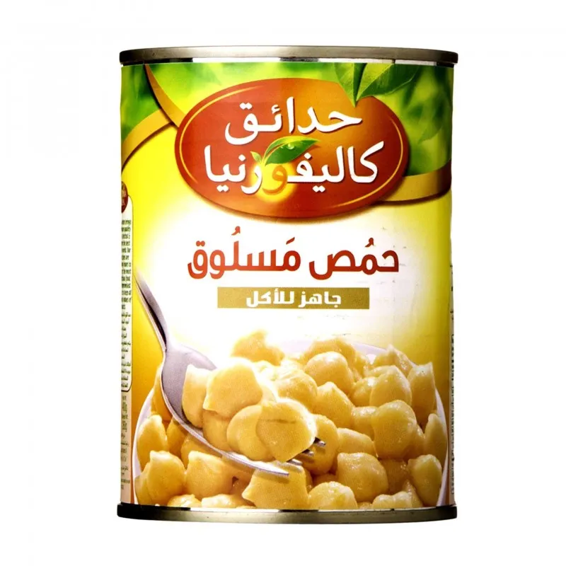 حدائق كاليفورنيا حمص مسلوق 400 غم *12