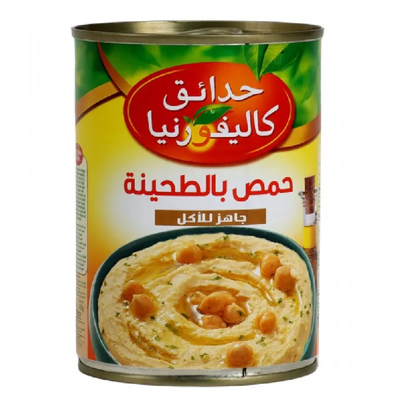 حدائق كاليفورنيا حمص بطحينة 400غم *12