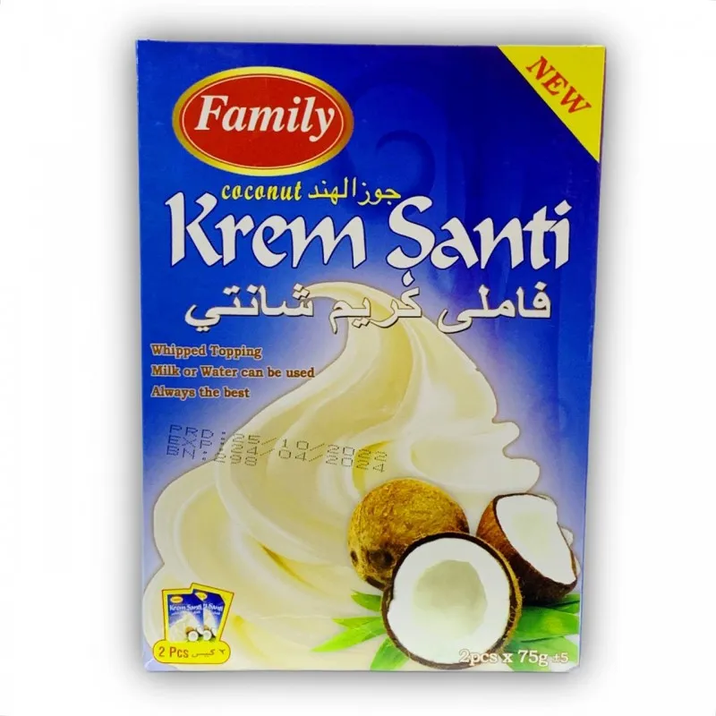 كريم شانتيه فاملي 150 غم *12 جوز الهند
