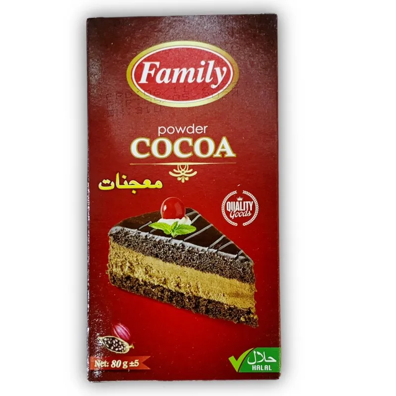 فاملي مسحوق كاكاو للمعجنات 100 غم *12