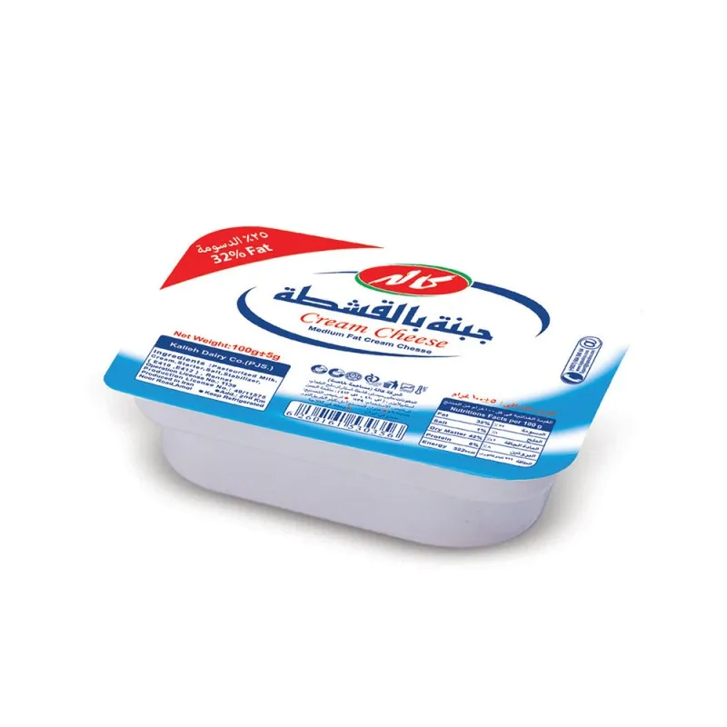 كالة جبن مسطرة 100 غم *32 دسومة 25 %