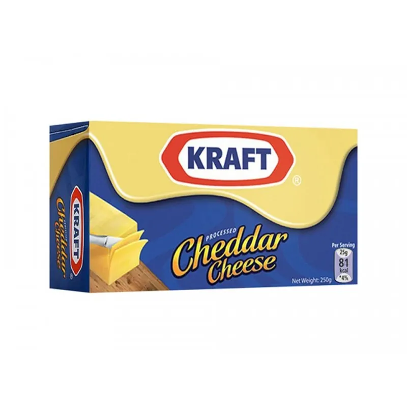 كرافت جبن شيدر بلوك 250 غم *24