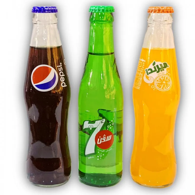 مشروب غازي زجاجي ببسي مشكل 250 مل *6*4