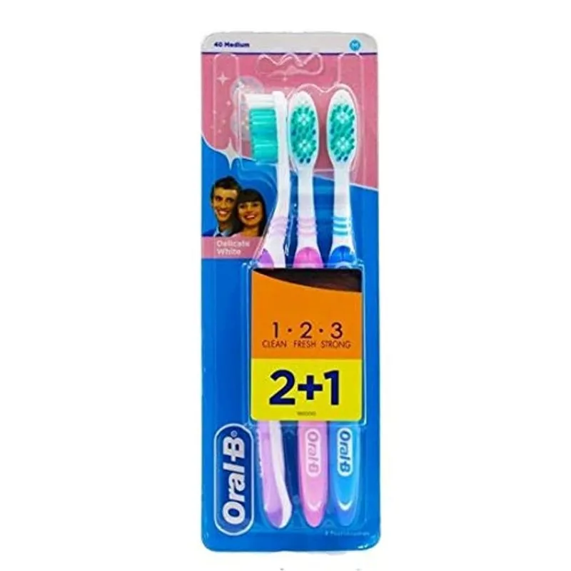 فرشة اسنان اورل بي 2+1 ديليكايت