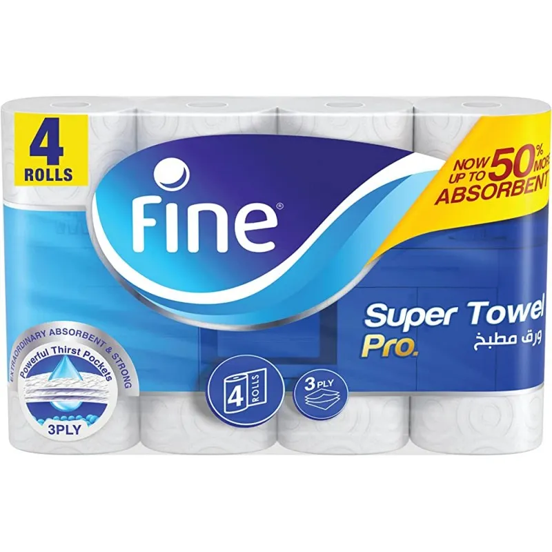 فاين رول مطبخ سوبر تاول 4+2 رول *4