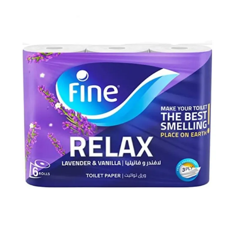 فاين رول تواليت سكيب معطر 6 قطع *6