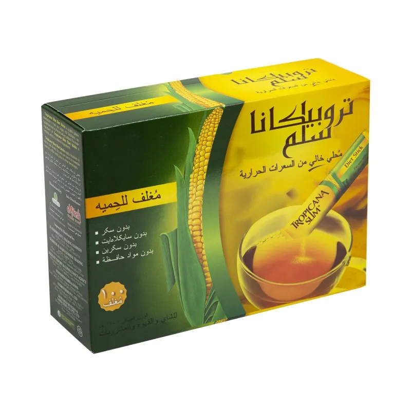 سكر تروبيكانا اخضر 100 ظرف 150 غم *12