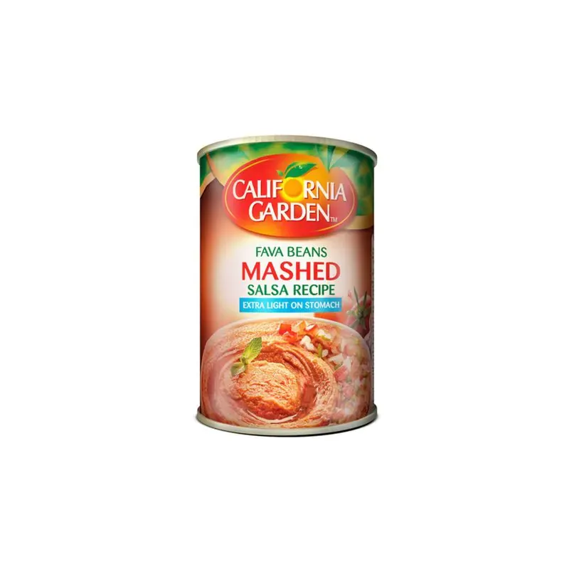 حدائق كاليفورنيا فول مهروس بالصلصة 400 غم *12