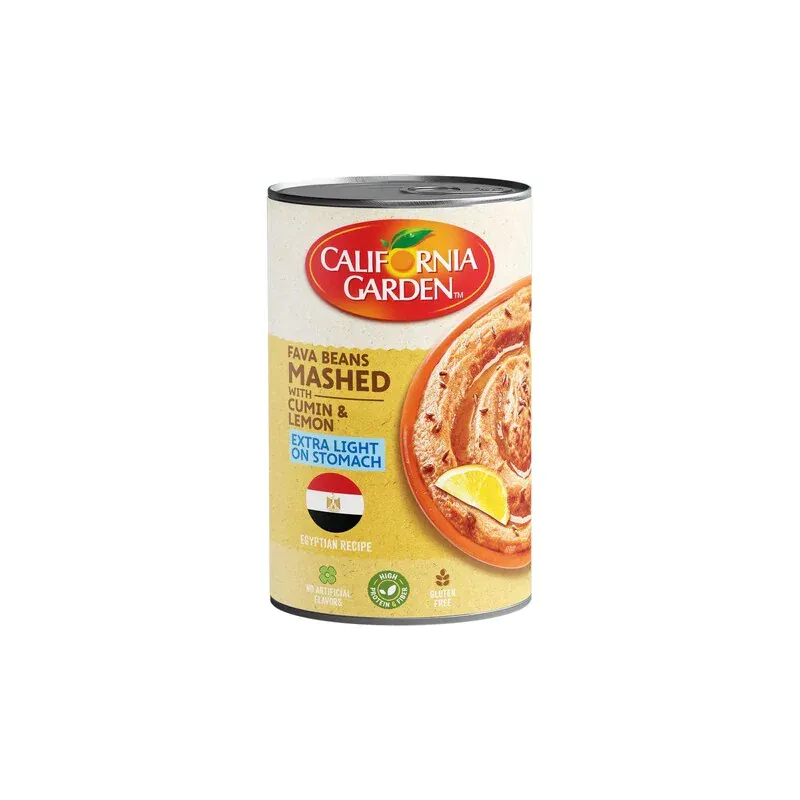 حدائق كاليفورنيا فول مهروس بالخلطة المصرية 400 غم *12