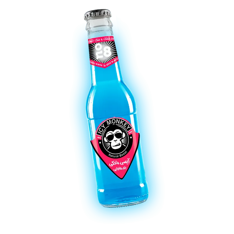 ICE MONKEY عصير غازي زجاجي *24